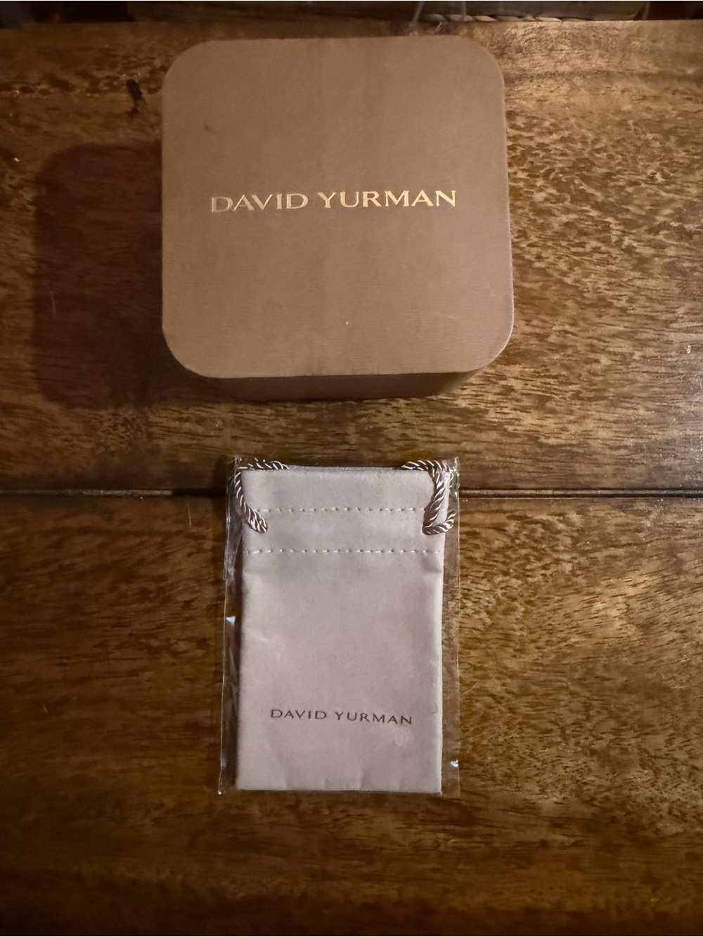David Yurman gift box with New jewelry pouch